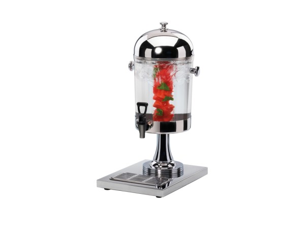 Stainless Steel Acrylic Beverage Dispenser with Infusion Chamber