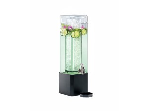 Classic Square Beverage Dispenser with ice Chamber