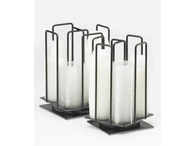 Iron Revolving Lid/Ramekin Organizer