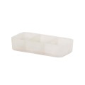 Resin 3 Section Tray-White Cloud