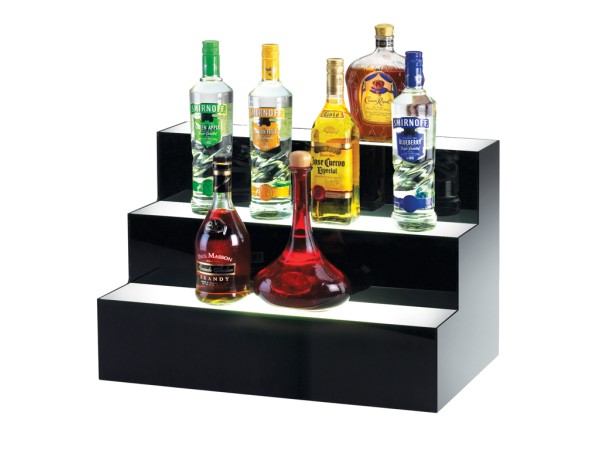 Under Lit Bottle Display