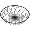 Black Round Wire Basket - 12