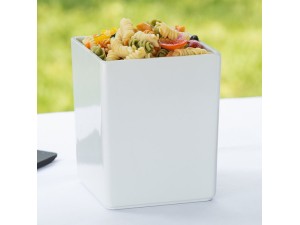 White Melamine Box - 5" x 5" x 6"