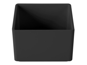 Black Melamine Box - 5" x 5" x 3"