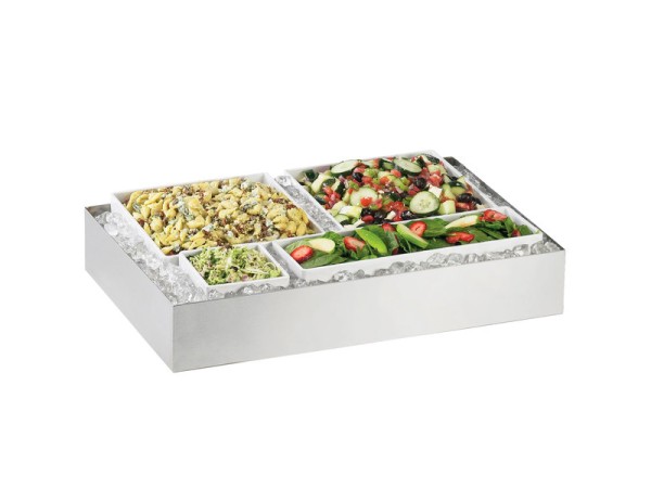 Stainless Steel Salad Bar Ice Housing