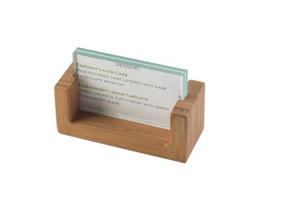 Bamboo U-Frame 3 1/2" x 2" Cardholder