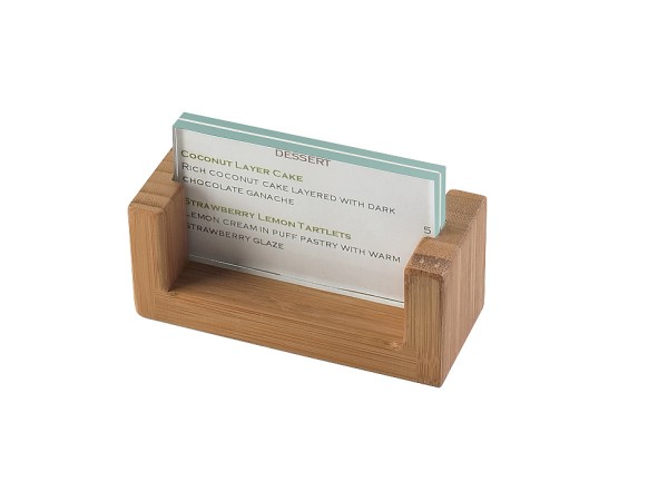 Bamboo U-Frame 3 1/2" x 2" Cardholder