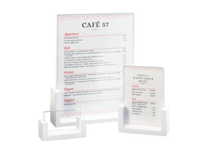 U-Frame White 4" x 6"  Cardholder