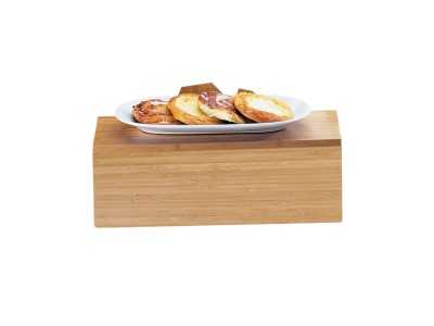 Bamboo 20 1/2" x 7" x 7" Rectangular Riser