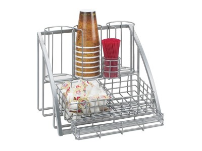 Mission Silver Condiment Organizer - 15" x 14" x 12"