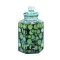 2 Gallon Hexagon Glass Beverage Dispenser