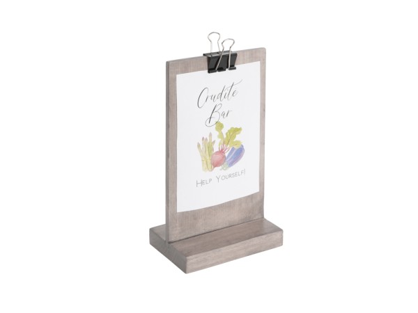 Aspen 4" x 6"  Clipboard Sign Holder