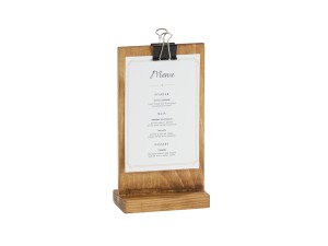 Madera 4" x 6" Clipboard Menu Holder