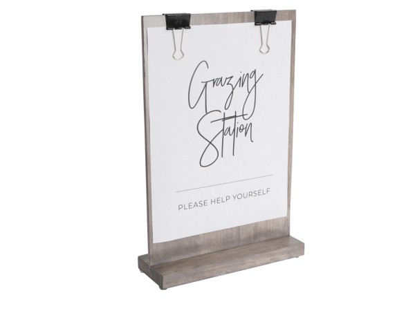 Aspen 8 1/2" x 11"  Clipboard Sign Holder