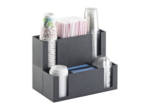 Classic Cup/Lid Organizer with Straw/Stir Stick Holder