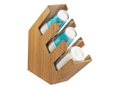Bamboo Cup and Lid Organizers