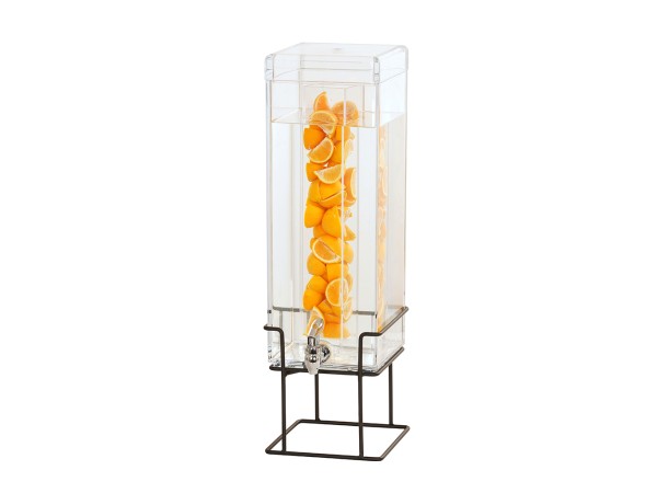 Milo Black Square Beverage Dispenser-Infusion