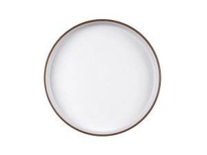 Hudson  - Stoneware 10" Raised Rim Melamine Plate