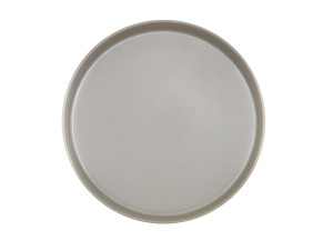 Hudson - Ash 12" Raised Rim Melamine Plate