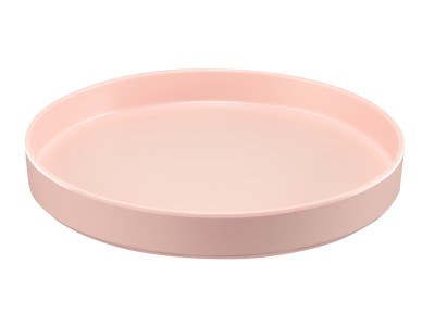 Hudson - Blush 12" Raised Rim Melamine Plate