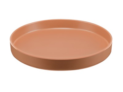 Hudson - Terracotta 12" Raised Rim Melamine Plate