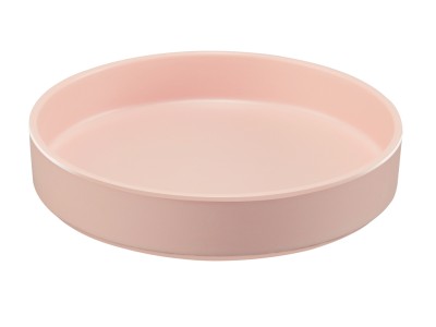 Hudson - Blush 8" Raised Rim Melamine Plate