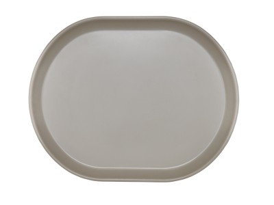 Hudson - Ash Oval Melamine Platter 14" x 11 1/4"