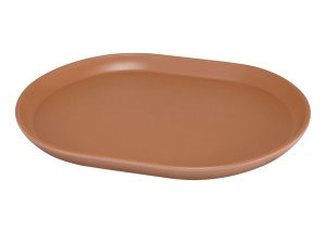 Hudson - Terracotta Oval Melamine Platter 14" x 11 1/4"