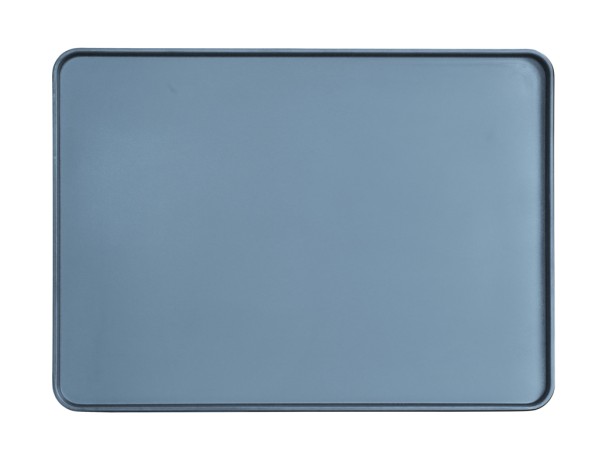 Hudson 13x18 Stone Blue Melamine Tray