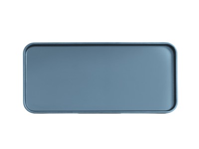 Hudson 6x13 Stone Blue Melamine Tray