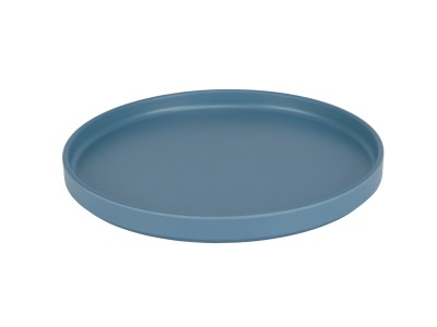 Hudson - Stone Blue 10" Low Rim Melamine Plate