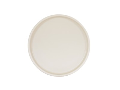 Hudson 12" Low Rim Plate-Ivory