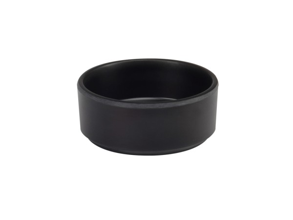 Hudson - Black 6 oz. Raised Rim Bowl