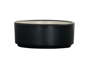 Hudson 4" Black and Ivory Ramekin