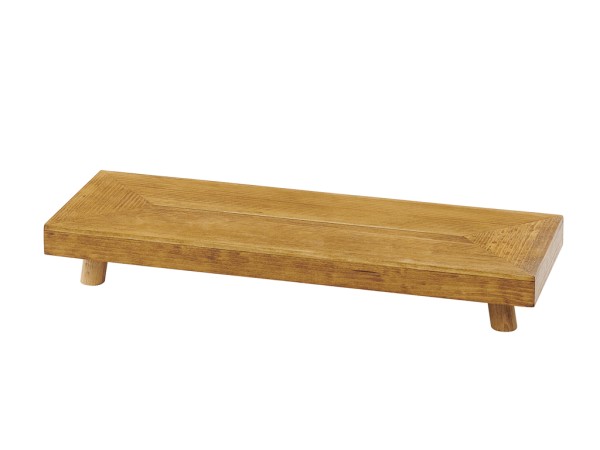 Madera Angled Wood Riser - 20" x 7" x 3"