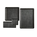 Finn Black Square Modular Melamine Tray 4