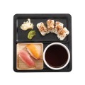 Finn Black Square Modular Melamine Tray 9