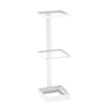 3-Tier White Metal Merchandising Stand 6 1/2