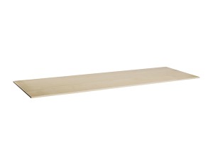 Blonde 72" x 22 1/2" x 1 1/2" Bottom Shelf for Merchandising Table