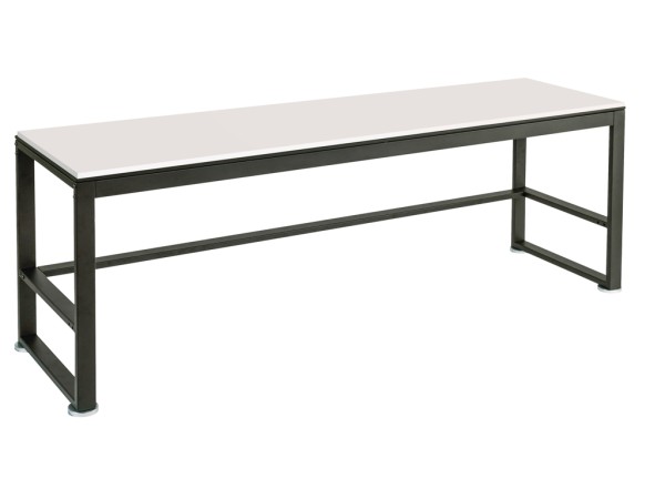 Monterey 64 1/2" x 18" x 24 1/4" White Nesting Merchandising Table