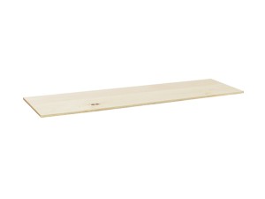 Blonde 64" x 22 1/2" x 1 1/2" Bottom Shelf for Merchandising Table