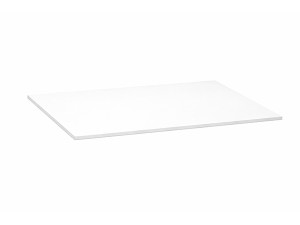 Monterey 32" x 22 1/2" x 1 1/2" White Bottom Shelf for Merchandising Table