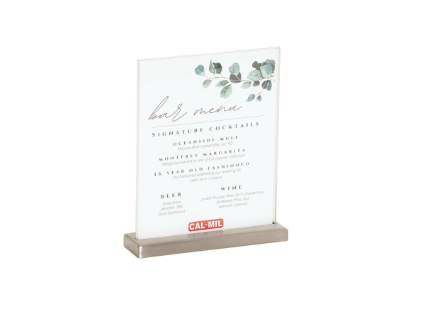 Stainless Signholder-Modern