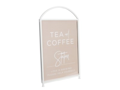 Blonde Arched 8 1/2" x 1" x 14"  Sign Holder