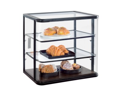 Heritage 21" x 17" x 23 1/4" 3-Tier Bakery Display Case