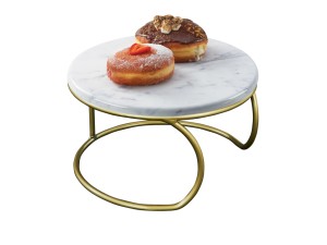 Heritage Round Marble Riser - 12" x 6"