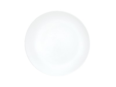 Shallow Coupe White  7" Melamine Plate