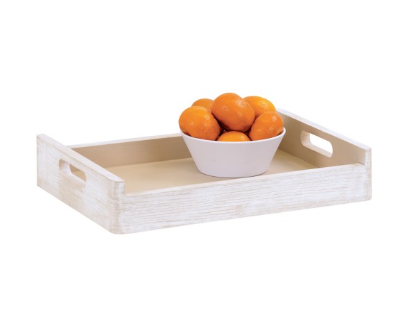 Newport 17 1/4" x 12 1/2" x 3 1/4" Room Service Tray