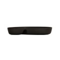 2 Section Chip and Dip Bowl Black