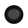 Footed Black 105 oz. Melamine Bowl